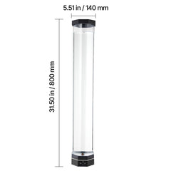 Bubble Tube Lamp 16 Color 80 cm Sensory Aquarium Lamp for Relief Calming
