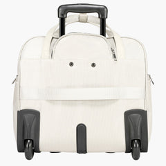 Rolling Laptop Bag, Fits Up to 15.6 Inch Laptop, Wheeled Briefcase, Roller Computer Tote Bag with 2 Fixed Wheels & Telescoping Handle, Laptop Case for Work Travel Business Office, Women Men