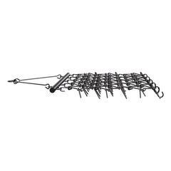 Drag Harrow, 1.2x1.7m Durable Chain Harrow with 80 Sharp Teeth, Suitable for ATV UTV Tractor, Ideal for Soil Preparation, Seeding, Smoothing Landscapes, and Yard Gravel Driveway Maintenance