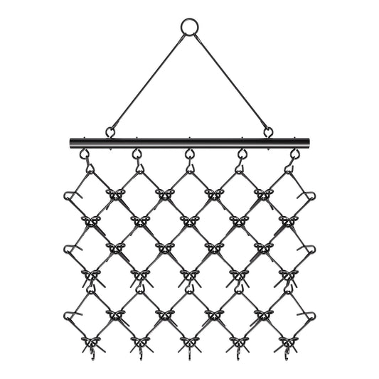 Drag Harrow, 5 x 4.5 ft Durable Chain Harrow with 60 Sharp Teeth, Suitable for ATV UTV Tractor, Ideal for Soil Preparation, Seeding, Smoothing Landscapes, and Yard Gravel Driveway Maintenance