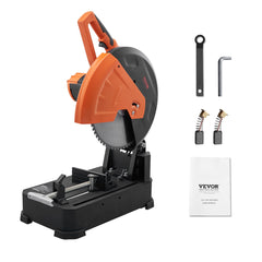 Chop Saw, 14"/355mm Blade Diameter Cut Off Saw, 2800W 1200RPM Steel Cutting Machine, Adjustable Dry Cut Chop Saw, Miter Saw for Cutting Metal Cold Cut Saw for Steel/Rebar/Iron/Aluminum