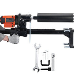 Diamond Core Drilling Machine, 8in Wet&Dry Concrete Core Drill Rig with Stand, 750RPM Speed & 1-1/4" 5/8" Thread & Lifting Handle, 8in Drilling Diameter for Concrete Brick Block Stone, 2500W