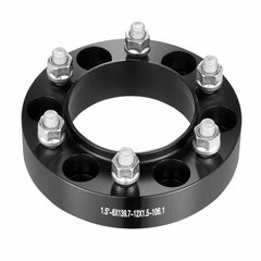 1.5" 6"x5.5" Wheel Spacers Wheel Adapters 6 Lug Forged Spacer 4 PCS Black