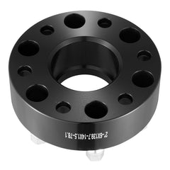 2" 6"x5.5" Wheel Spacers Wheel Adapters 6 Lug Forged Spacer 4 PCS Black