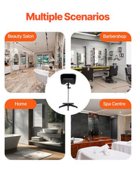 Portable Shampoo Bowl, Shampoo Sink with Adjustable Height & Angle, Salon Hair Wash Sink with Drain Hose and Star-Shaped Support Base for Barbershop Beauty Spa Center Home Use