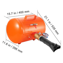 Tire Bead Seater, 5 Gal/19L Air Tire Bead Blaster with Pressure Gauge & Handle, 145 PSI Seating Tool Inflator Tank, 85-116 PSI Operating Pressure for Car Truck ATV