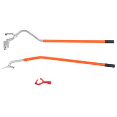 Tire Mount Demount Tool, 571-622 mm Manual Steel Tire Changer Mount Demount Removal Tool, with Extra Bead Holder, Tubeless Truck Bead Breaker, 3 PCS Tire Changing Tools, Orange