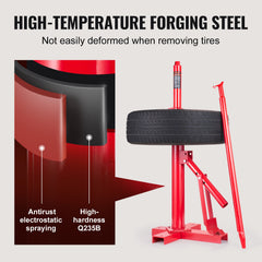 Manual Tire Changer, Portable Hand Bead Breaker Mounting Tool for 203 - 406 mm Tires, Compatible with Car Truck Trailer, Tire Mounting Machine for Home Garage Small Auto Shop