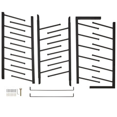 Blueprint Storage Rack, Hanging Poster Display Rack 16-Tier, Vertical Blueprint Roll File Holder 2 Rolls/tire, Roll File Storage Rack for Blueprint Map Poster