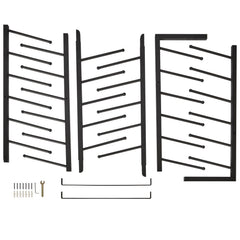 Blueprint Storage Rack, Hanging Poster Display Rack 16-Tier, Vertical Blueprint Roll File Holder 2 Rolls/tire, Roll File Storage Rack for Blueprint Map Poster
