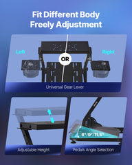 Racing Wheel Stand, Adjustable & Foldable Simulator Stand for Logitech G29 G27 G920 G923, Thrustmaster T300RS T300GT T248 TS-PC TSXW Gaming Cockpit,Pedals Simulator NOT Included