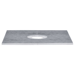 Shower Curb Kit, 914x914mm Shower Pan Kit with 160mm Central Drain, Lightweight EPS Shower Installation Kits with 2 Waterproof Cloths, Shower Pan Slope Sticks Fit for Bathroom