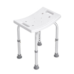 Shower Chair, Adjustable Height Shower Stool with Built-in Handles, Shower Seat for Inside Shower or Tub, Non-Slip Bench Bathtub Stool Seat for Elderly Disabled Handicap, 158.8 kg Capacity