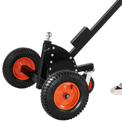Trailer Dolly, 1500lbs Tongue Weight Capacity, 2 in 1 Trailer Mover with 2 in Ball, 16 in Pneumatic Tires and Universal Wheel, Portable Tow Dolly for Moving Car RV Trailer