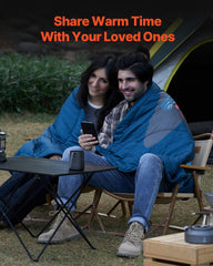 Camping Blanket 1.9 m x 1.32 m Wearable Warm Stadium Blanket Outdoor