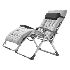 Zero Gravity Chair, 33 inch Zero Gravity Recliner Lounge Chair for Indoor and Outdoor, Adjustable Anti Gravity Chair with Cushion, Headrest, Footrest, and Cupholder, 500 lbs, Gray
