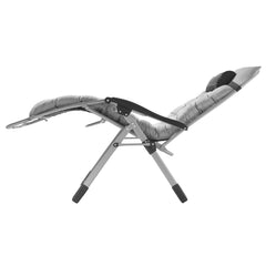 Zero Gravity Chair, 33 inch Zero Gravity Recliner Lounge Chair for Indoor and Outdoor, Adjustable Anti Gravity Chair with Cushion, Headrest, Footrest, and Cupholder, 500 lbs, Gray