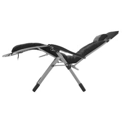 Zero Gravity Chair, 33 inch Zero Gravity Recliner Lounge Chair for Indoor and Outdoor, Adjustable Anti Gravity Chair with Cushion, Headrest, Footrest, and Cupholder, 500 lbs, Black
