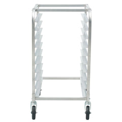 Bun Pan Rack, 10-Tier Commercial Bakery Racks with Brake Wheels, Aluminum Racking Trolley Storage for Half & Full Sheet, Speed Rack For Kitchen Home, Bread Baking Equipment, 660x515x985 mm