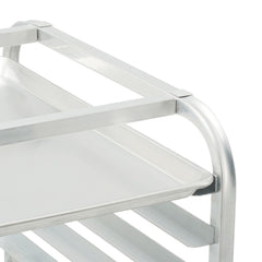 Bun Pan Rack, 20-Tier Commercial Bakery Racks with Brake Wheels, Aluminum Racking Trolley Storage for Half & Full Sheet, Speed Rack For Kitchen Home, Bread Baking Equipment, 660x517x1767 mm