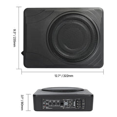 8" 300W Under Seat Car Subwoofer Slim Powered Car/Truck Subwoofer System