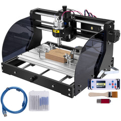 Cnc 3018 Pro 10000RPM Cnc 3018 300×180×45mm Cnc Machine GRBL Control Mini Laser Engraver with Offline Controller 3 Axis laser engraving machine for Carving Milling Plastic Acrylic PVC