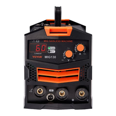 MIG Welder 130Amp Gasless Flux Core Mig Welding Machine with IGBT Inverter