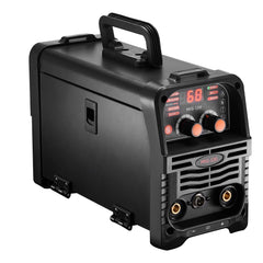 MIG Welder, 130Amp Synergic Mig Welding Machine, 3-in-1 Flux Core MIG/Stick/Lift TIG Multi-Process Welder Machine, Portable Mig Welder with IGBT Inverter Technology & Digital Display Screen