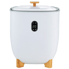 25L Towel Warmer Bucket with LED Screen Bottom Heating Columns Timer White