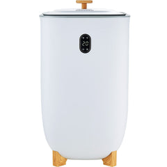 35L Large Towel Warmer Bucket with LED Screen Drying Fuction & Timer White
