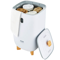 35L Large Towel Warmer Bucket with LED Screen Drying Fuction & Timer White