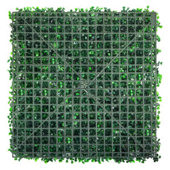 Artificial Boxwood Panel UV 12pcs Boxwood Hedge Wall Panels Artificial Grass Backdrop Wall 20X20" 4cm Green Grass Wall Fake Hedge for Decor Privacy Fence Indoor Outdoor Garden Backyard