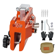 Chainsaw Sharpener Hand Crank Chainsaw Chain Sharpener for 4-22" Chain Saw