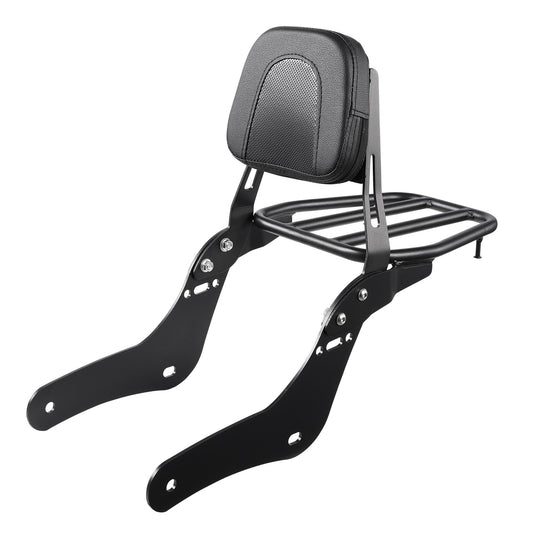Motorcycle Backrest Sissy Bar with Luggage Rack for Honda Rebel 2017-2022