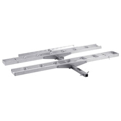 Motorcycle Carrier, 2-Bike 272.15KGS Aluminum Motorcycle Carrier Hitch Mount, Loading Ramp, Scooter Dirt Bike Trailer Hauler, Ratchet Straps and Stabilizer, for Car, Truck with 2" Hitch Receiver