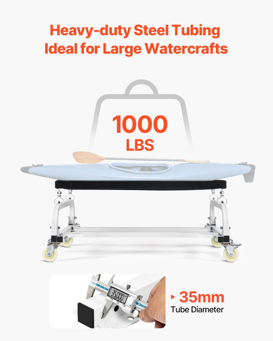 Watercraft PWC Dolly Boat 454 kg Capacity Jet Ski Stand Storage Cart