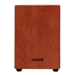 Cajon Box Drum, with Internal Guitar Strings, Lightweight Wooden Percussion Box, Portable Birch Wood Drum Musical Instrument with Travel Bag, for Beginners and Professionals, 305 x 305 x 430 mm