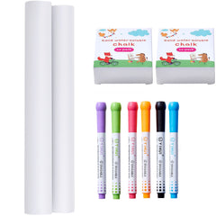 Easel Accessory Set Chalk & Markers & Paper Rolls 32PCS for Standing Easel