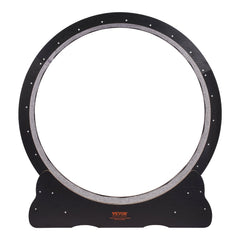 Wooden Cat Exercise Wheel, 43.3" Large Cat Treadmill Wheel for Indoor Cats, Cat Running Wheel with Detachable Carpet & Cat Teaser for Running/Walking/Training, Suitable for Most Cats