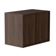 Wood Literature Organizer Adjustable File Sorter 12 Compartments Brown