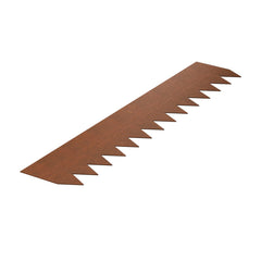 Steel Landscape Edging, 6 Packs 40 x 8 in Weather-Resistant & Pre-Rust Metal Landscape Edging, Bendable Garden Edging Border, Lawn Edging for Flower Bed Yard Pathway Divider