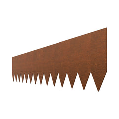 Steel Landscape Edging, 6 Packs 40 x 8 in Weather-Resistant & Pre-Rust Metal Landscape Edging, Bendable Garden Edging Border, Lawn Edging for Flower Bed Yard Pathway Divider