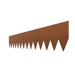 Steel Landscape Edging, 6 Packs 40 x 6 in Weather-Resistant & Pre-Rust Metal Landscape Edging, Bendable Garden Edging Border, Heavy Duty Lawn Edging, Flower Bed Yard Pathway Divider