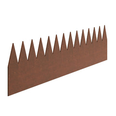 Steel Landscape Edging, 6 Packs 40 x 6 in Weather-Resistant & Pre-Rust Metal Landscape Edging, Bendable Garden Edging Border, Heavy Duty Lawn Edging, Flower Bed Yard Pathway Divider