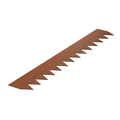 Steel Landscape Edging, 6 Packs 40 x 6 in Weather-Resistant & Pre-Rust Metal Landscape Edging, Bendable Garden Edging Border, Heavy Duty Lawn Edging, Flower Bed Yard Pathway Divider
