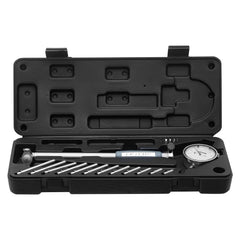 Dial Test Indicator and Bore Gauge Measuring Tool Set, Dial Indicator 0.03 mm Accuracy, 50.8-152.4 mm Bore Range with Rod, Storage Case, Anvils for Industrial Machining Measurements