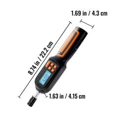 Digital Torque Screwdriver 1/4" Range 2.65-70.67in/lb w/ 0.01N.m Increment