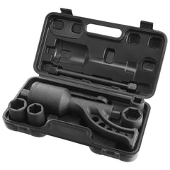 Torque Multiplier, Heavy Duty Torque Multiplier Wrench Set, 1 Inch Drive Lug Nut Wrench Torque Multiplier, 1:64 6800N.m Lug Nut Remover, with 4 Sockets and Storage Case for Truck Trailer RV