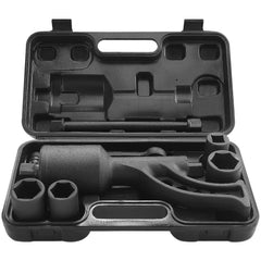 Torque Multiplier, Heavy Duty Torque Multiplier Wrench Set, 1 Inch Drive Lug Nut Wrench Torque Multiplier, 1:64 6800N.m Lug Nut Remover, with 4 Sockets and Storage Case for Truck Trailer RV