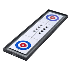 114cm Shuffleboard and Curling 2 in 1 Board Game Portable Tabletop Set